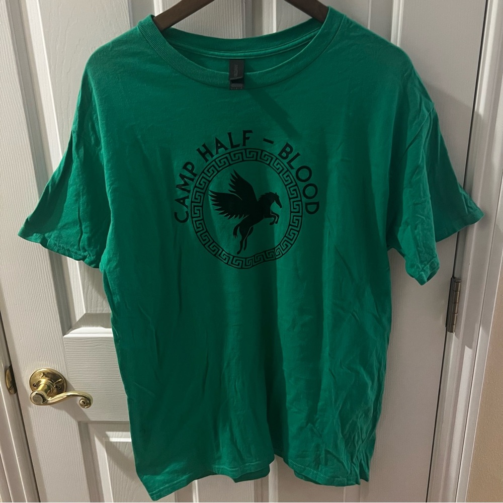 Camp Half Blood T-Shirt. Percy Jackson The Lightning Thief Musical. Large.
